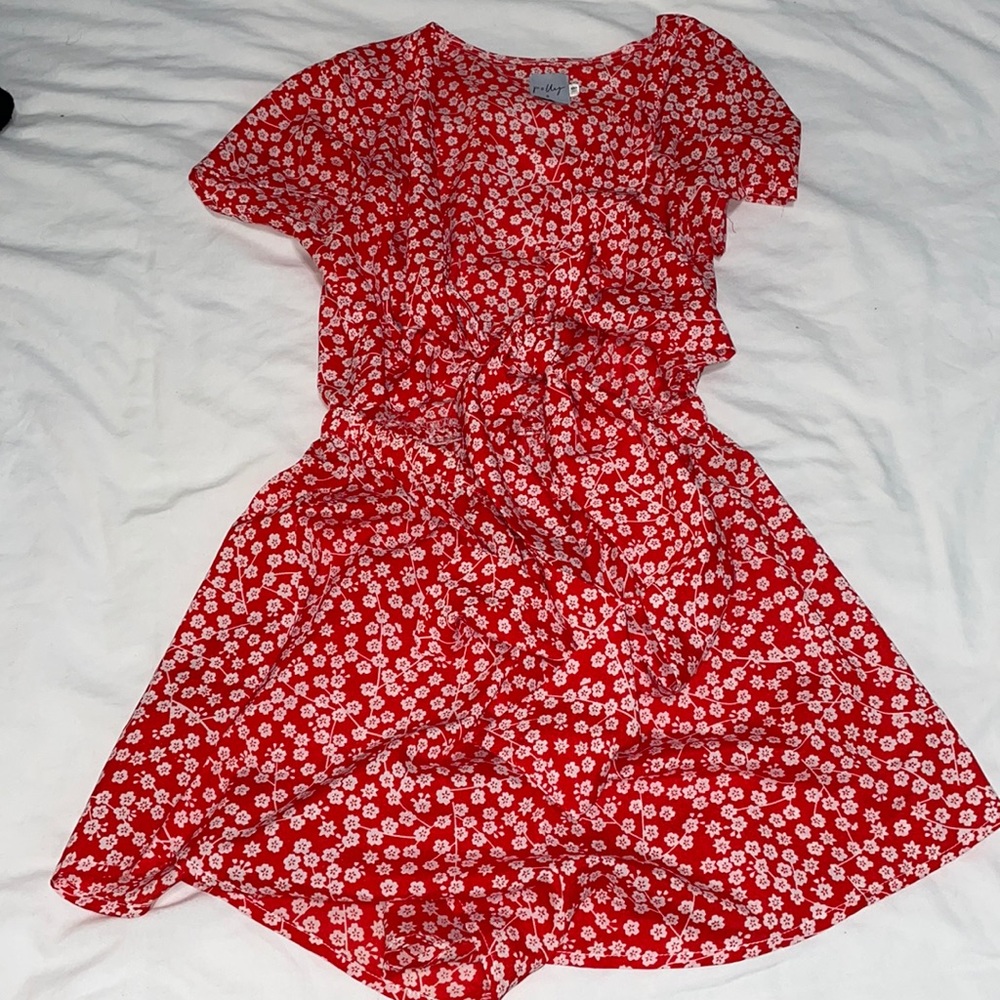 Princess Polly Front tie floral romper